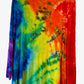 Adult Large Long Sleeve Upcycled Tie Dyed cardigan