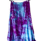 Purple and Teal Medium Upcycled Skirt