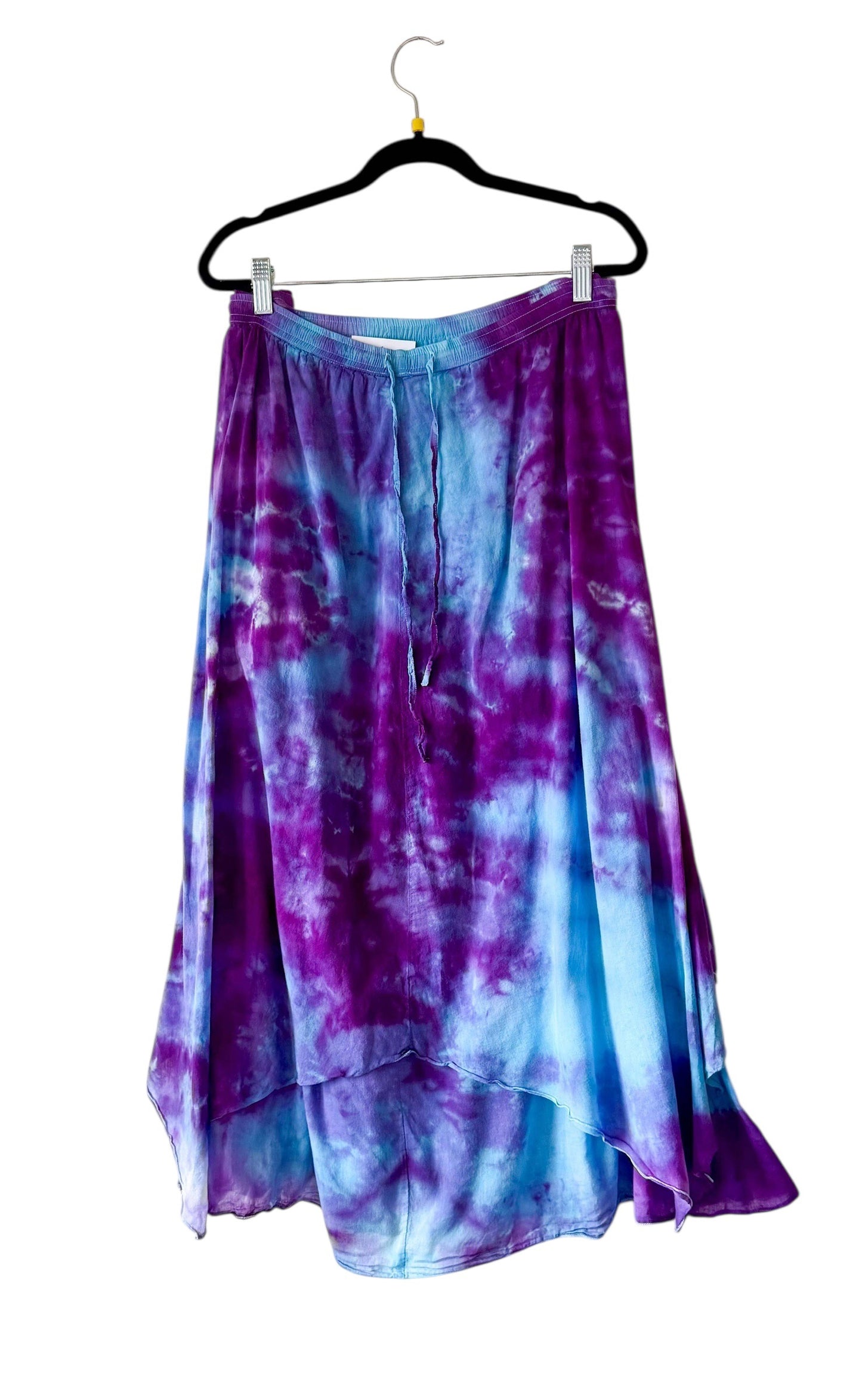 Purple and Teal Medium Upcycled Skirt