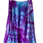 Purple and Teal Medium Upcycled Skirt