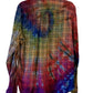 Gap Standard Fit Adult Medium Upcycled Flannel Tie Dye Button Down Shirt