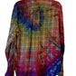 Gap Standard Fit Adult Medium Upcycled Flannel Tie Dye Button Down Shirt