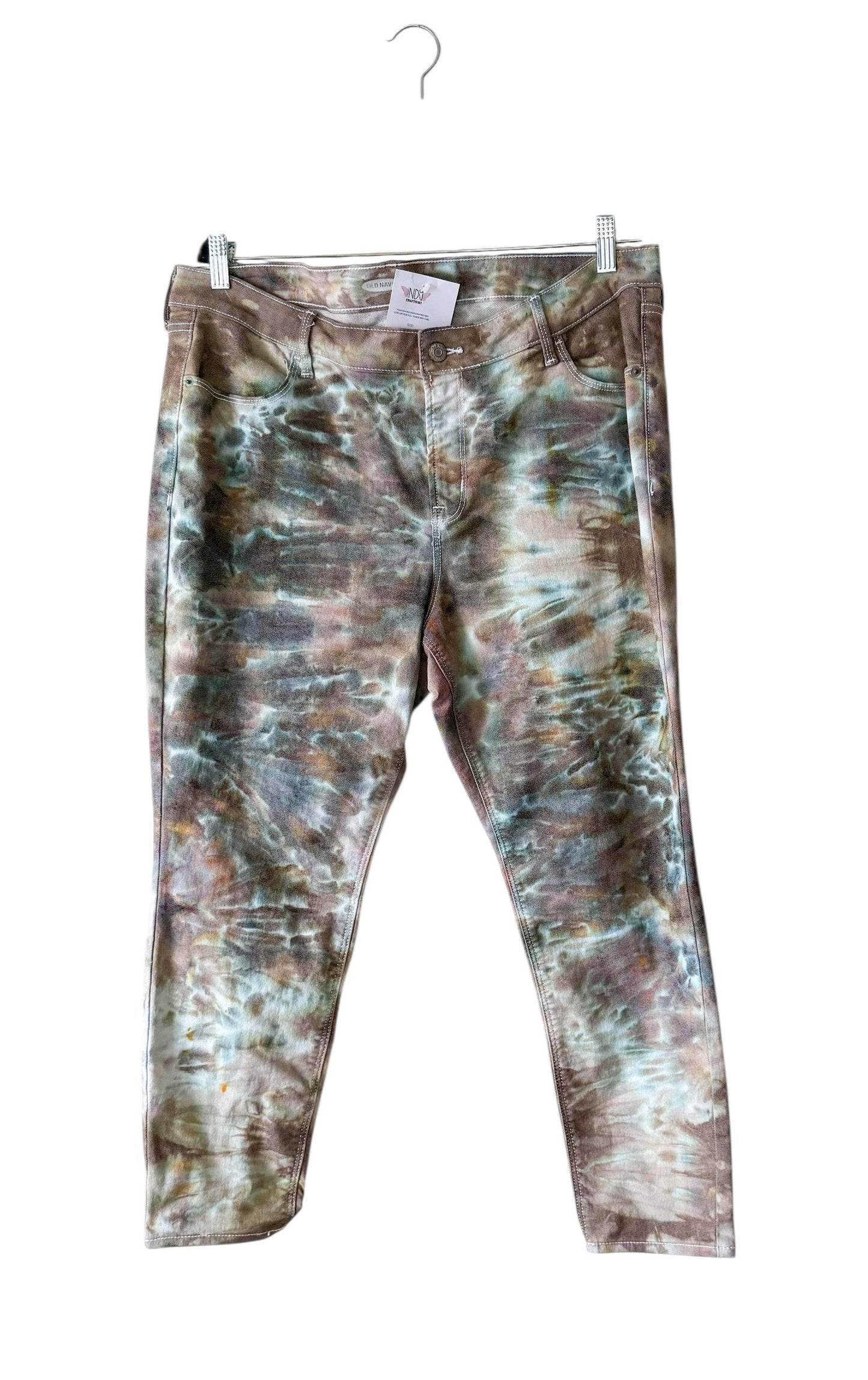 Extra Large Upcycled Tie Dyed Pants