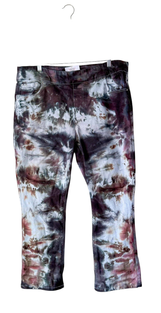 Extra Large Upcycled Tie Dyed Pants