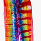 Large Linen-Like Rainbow Tie Dyed Pants with Pockets