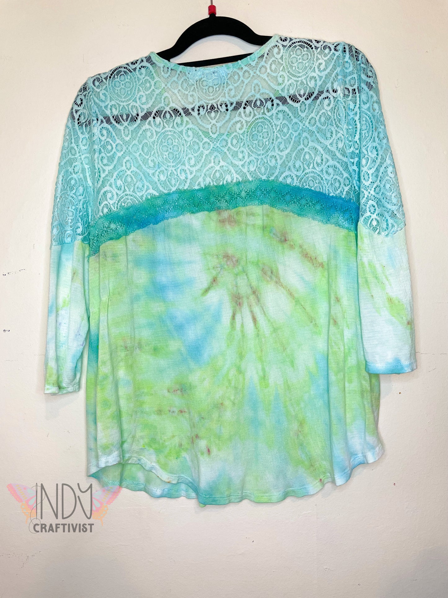 Upcycled Tie Dyed Blouse