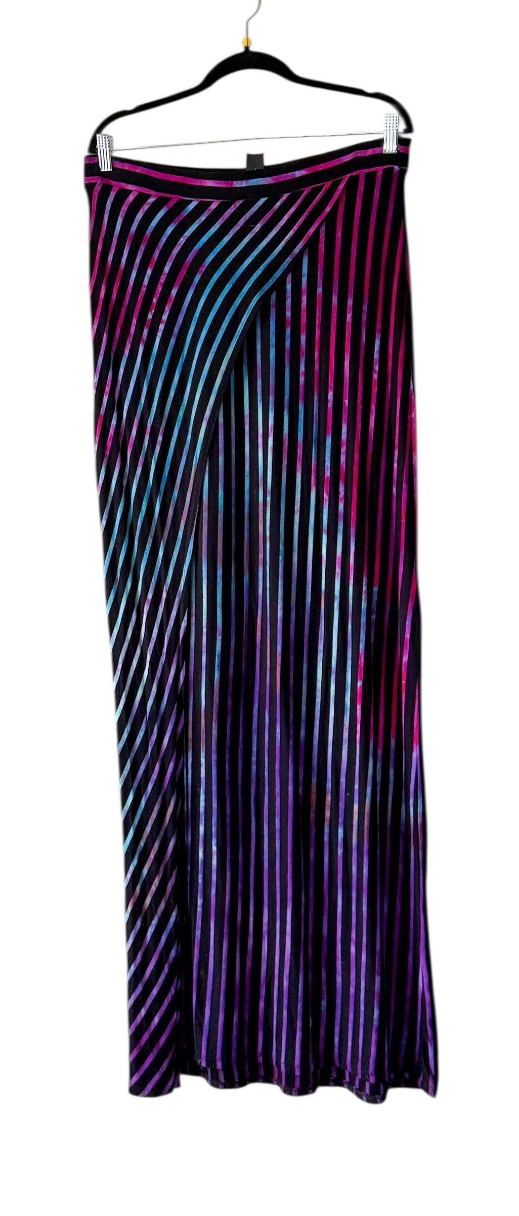 Extra Large Striped Upcycled Skirt