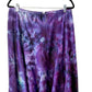 Large Upcycled Purple Tie Dyed Skirt