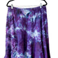 Large Upcycled Purple Tie Dyed Skirt