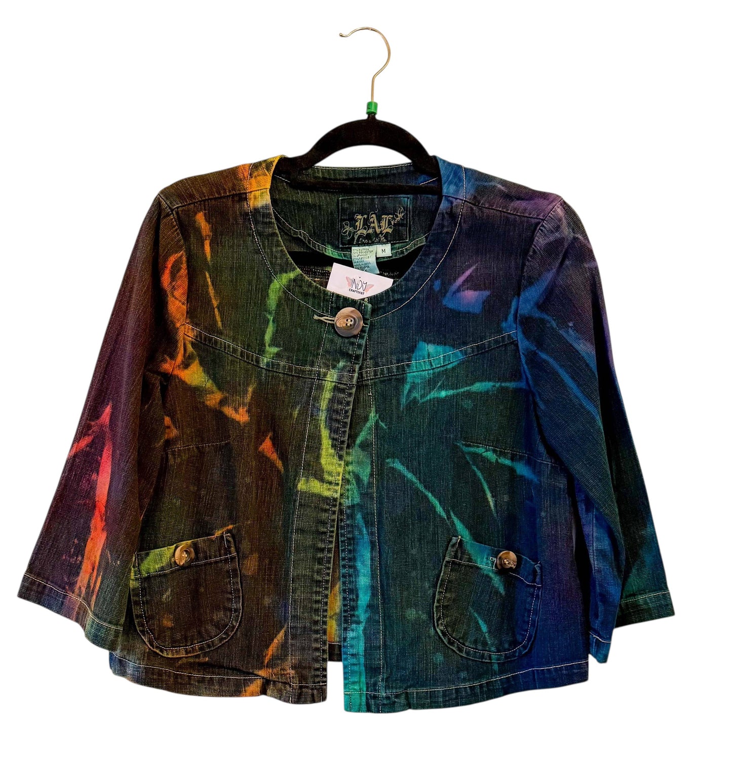 Rainbow Medium Upcycled Jacket