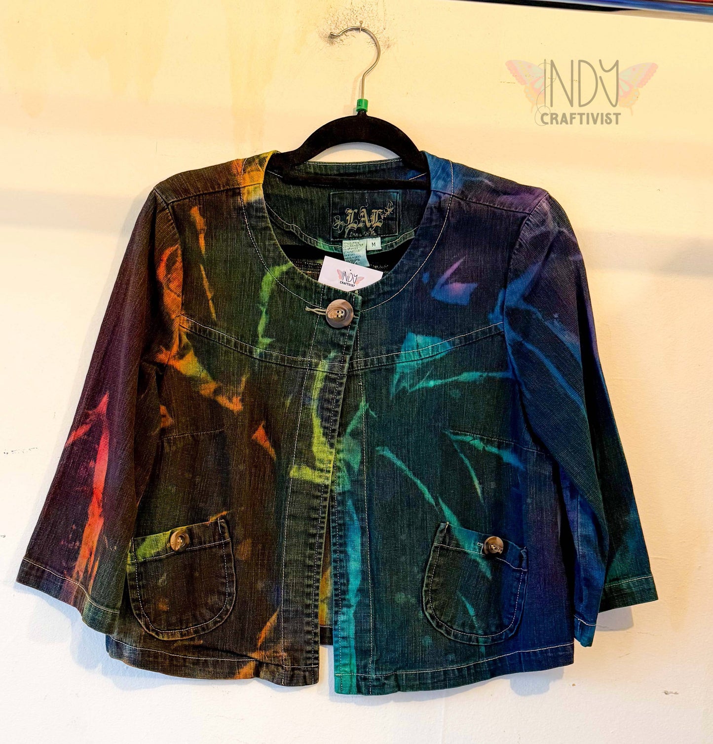 Rainbow Medium Upcycled Jacket