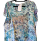 Grateful Upcycled Adult Extra Large Upcycled Tie Dye T-Shirt