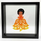 Ember Embroidered Framed Wall Art