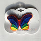 Rainbow Butterfly Freestanding Lace Embroidered Hair Clip
