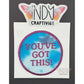 Blue You've Got This Upcycled Patch