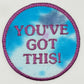 Blue You've Got This Upcycled Patch