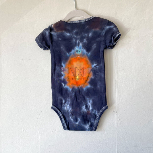 Pumpkin 12M Tie Dyed Infant Bodysuit
