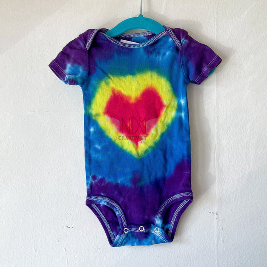 Red Heart 12M Tie Dyed Infant Bodysuit