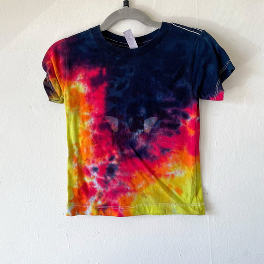 2T Kids Fire Tie Dyed T-shirts