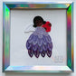 Vivienne Embroidered Angel Framed Wall Art