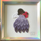 Vivienne Embroidered Angel Framed Wall Art