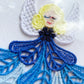 Blair Embroidered Angel Framed Wall Art