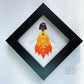 Serenity Embroidered Angel Framed Wall Art