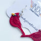 Made-to-Order Cardinal Earrings