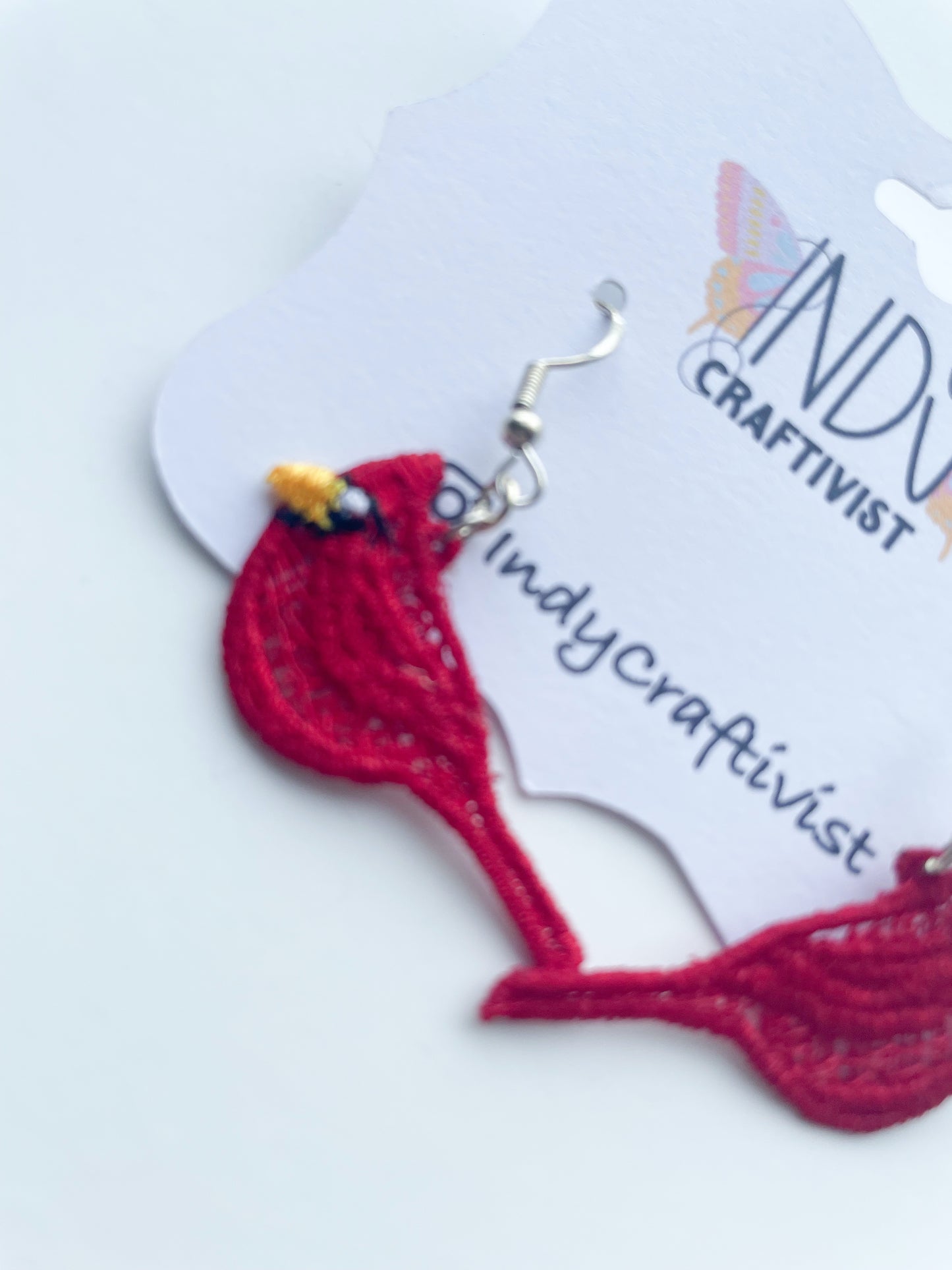 Made-to-Order Cardinal Earrings