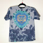 Be a Kind Human Kids Large Dyed Tie Dye T-shirt