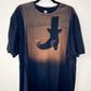 Witch Boot Extra Large Reverse Dyed Tie Dye T-shirt