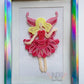 Stephanie Embroidered Faerie Framed Wall Art