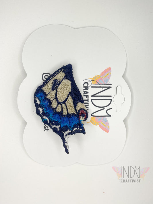 Butterfly Wing Freestanding Lace Embroidered Hair Clip