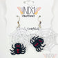 Spider Web with Spider Earrings