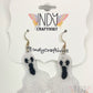 Made-To-Order Embroidered Ghost Earrings