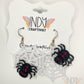 Spider Web with Spider Earrings
