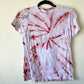 Kids Medium Ice Dyed Tie Dyed T-shirt