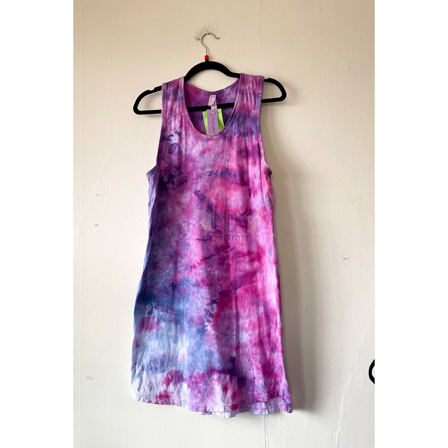 Racerback Adult Large Ice Dye Tank Top Dress