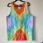 Medium Rainbow Tie Dyed Tank Top