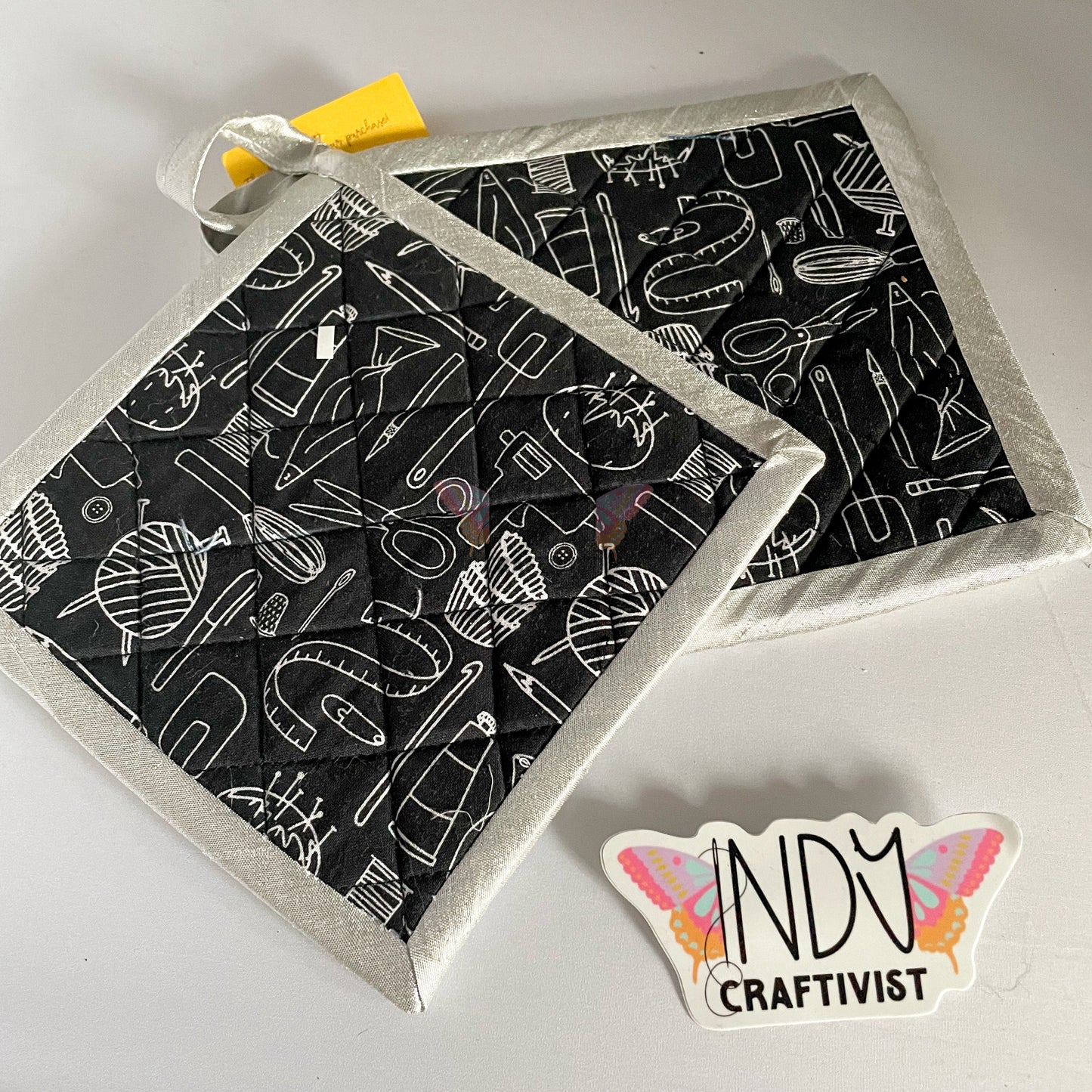 Handmade Potholders Set