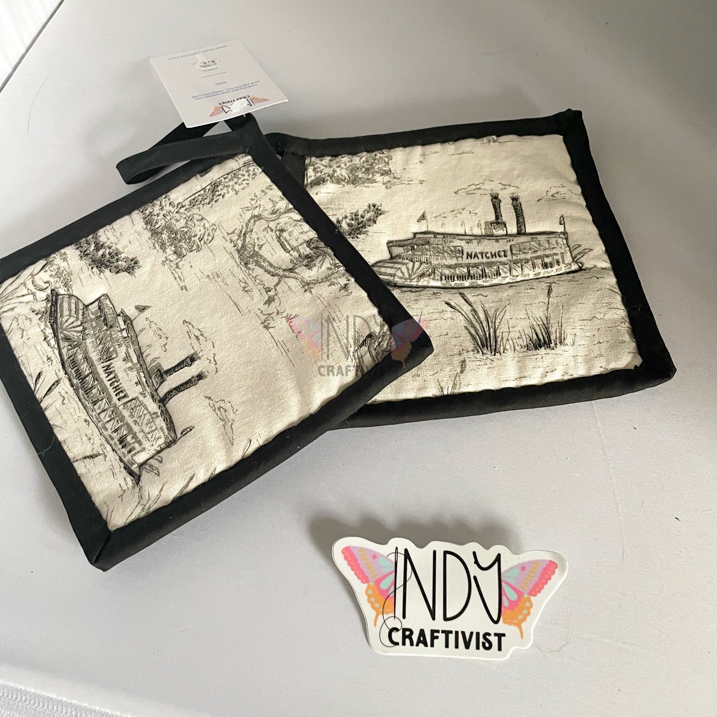 Handmade Potholders Set