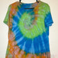 Lime Swirl XL Tie Dye T-shirt