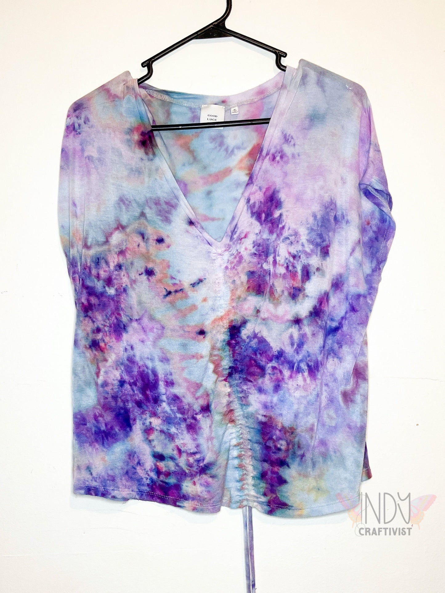 Medium Upcycled Ice Dyed  T-shirt