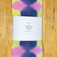 Yellow, Navy & Pink Shibori Like Tie Dyed Tea Towels