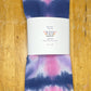 Navy, Lilac & Pink Shibori Like Tie Dyed Tea Towels
