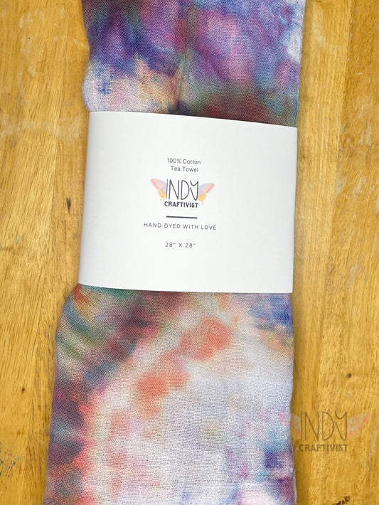 Ice Dyed Tea Towels