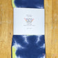 Navy & Yellow Shibori Like Tie Dyed Tea Towels