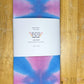 Pink , Lilac & Teal Shibori Like Tie Dyed Tea Towels