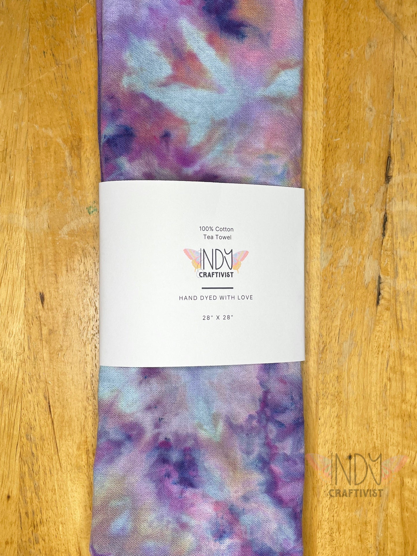 Ice Dyed Tea Towels