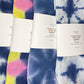 Navy Shibori Inspired Tie Dyed Tea Towels